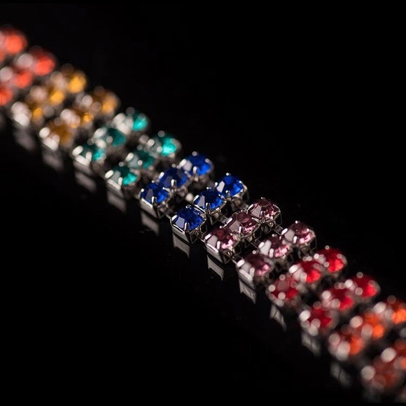 Rainbow Rhinestone Bra Straps! - Picture 6 of 8